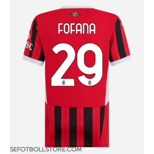 AC Milan Youssouf Fofana #29 Replika Hemmatröja Dam 2024-25 Kortärmad